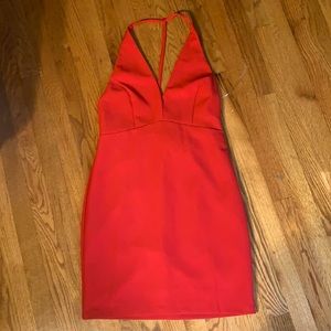 DO+BE Red Backless Dress